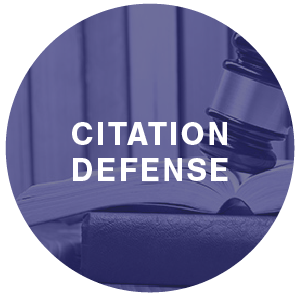 Gavel on top of a book | Citation Defense
