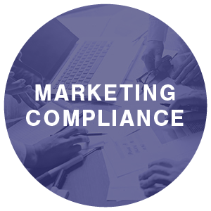 People meeting with pens, paper and a laptop | Marketing Compliance